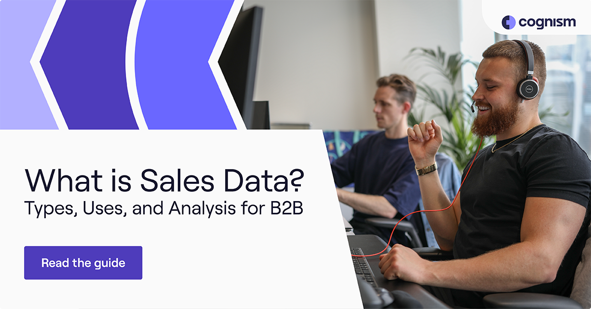 What Is Sales Data Types Uses And Analysis For B2B Cognism